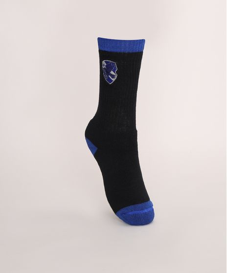 Par-de-Meia-Feminino-Harry-Potter-Cano-Alto-Azul-Marinho-9961858-Azul_Marinho_1