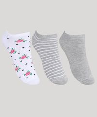 Kit-de-3-Meias-Feminino-Cano-Baixo-Estampado-Listrado-e-Floral-Multicor-9971698-Multicor_1
