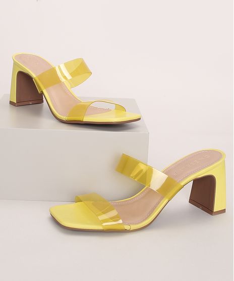 Tamanco-Feminino-Oneself-Salto-Grosso-Medio-Tiras-em-Vinil-Amarelo-9975224-Amarelo_1