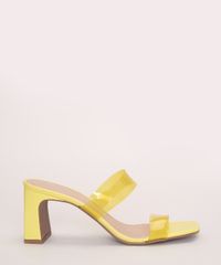 Tamanco-Feminino-Oneself-Salto-Grosso-Medio-Tiras-em-Vinil-Amarelo-9975224-Amarelo_2