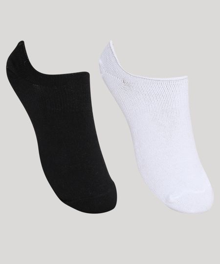 Kit-de-2-Meias-Feminino-Invisivel-Multicor-9982480-Multicor_1