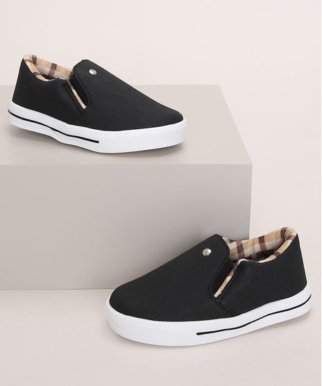 Tenis-Infantil-Slip-On-com-Tira-Preto-9975108-Preto_1