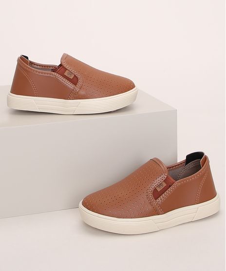 Tenis-Infantil-Molekinho-Slip-On-com-Micro-Furos-Caramelo-9974362-Caramelo_1
