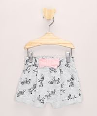 Short-de-Moletom-Infantil-Saruel-Estampado-de-Zebra-com-Laco-Cinza-Mescla-9966792-Cinza_Mescla_1