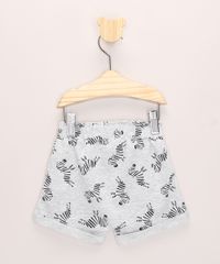 Short-de-Moletom-Infantil-Saruel-Estampado-de-Zebra-com-Laco-Cinza-Mescla-9966792-Cinza_Mescla_2