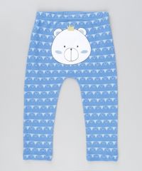 Calca-Ursinho-Estampada-Geometrica-em-Algodao---Sustentavel-Azul-8801434-Azul_1