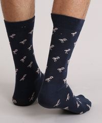 Meia-Estampada-de-Flamingos-Azul-Marinho-8999681-Azul_Marinho_3 Meia-Estampada-de-Flamingos-Azul-Marinho-8999681-Azul_Marinho_3