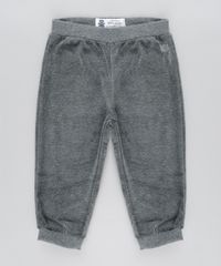 Calca-em-Plush-de-Algodao---Sustentavel-Cinza-Mescla-Escuro-8861447-Cinza_Mescla_Escuro_1