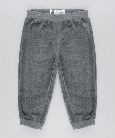Calca-em-Plush-de-Algodao---Sustentavel-Cinza-Mescla-Escuro-8861447-Cinza_Mescla_Escuro_1