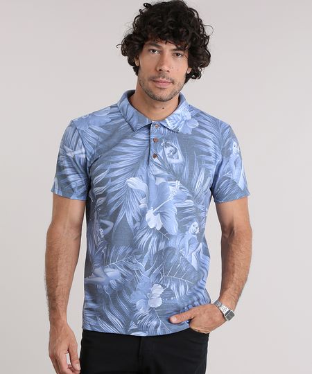Polo-em-Piquet-Estampada-Tropical-Azul-8972052-Azul_1 Polo-em-Piquet-Estampada-Tropical-Azul-8972052-Azul_1