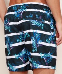 Short-Masculino-Listrado-Floral-com-Cordao-Preto-9906827-Preto_2
