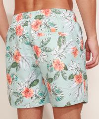 Short-Masculino-Estampado-Floral-com-Cordao-Verde-Claro-9948164-Verde_Claro_2