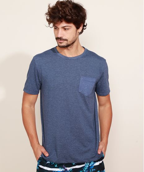 Camiseta-Masculina-Basica-com-Bolso-Manga-Curta-Gola-Careca-Azul-Escuro-9981769-Azul_Escuro_1