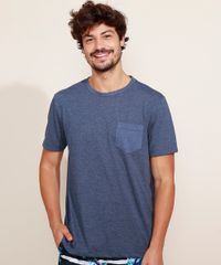 Camiseta-Masculina-Basica-com-Bolso-Manga-Curta-Gola-Careca-Azul-Escuro-9981769-Azul_Escuro_5