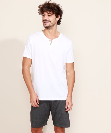 Pijama-Masculino-Manga-Curta-Gola-Portuguesa-Branco-9965869-Branco_1