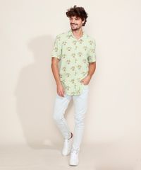 Camisa-Masculina-Estampada-Os-Anjinhos-Manga-Curta-Verde-Claro-9968732-Verde_Claro_3