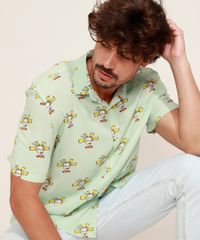 Camisa-Masculina-Estampada-Os-Anjinhos-Manga-Curta-Verde-Claro-9968732-Verde_Claro_5