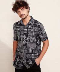 Camisa-Masculina-Estampada-Etnica-Manga-Curta-Preta-9968719-Preto_5