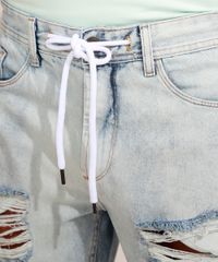 Bermuda-Jeans-Masculina-Relaxed-Destroyed-com-Cordao--Azul-Claro-9968934-Azul_Claro_4