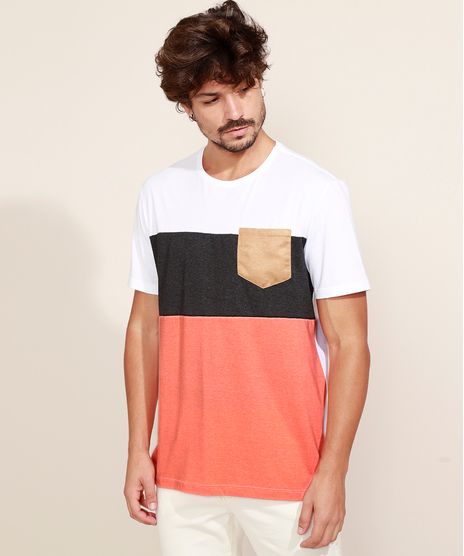 Camiseta-Masculina-com-Recorte-e-Bolso-em-Suede-Manga-Curta-Gola-Careca-Branca-9967018-Branco_1