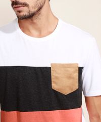 Camiseta-Masculina-com-Recorte-e-Bolso-em-Suede-Manga-Curta-Gola-Careca-Branca-9967018-Branco_6