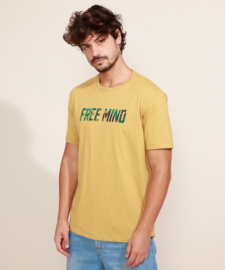 Camiseta-Masculina--Free-Mind---Manga-Curta-Gola-Careca-Mostarda-9968453-Mostarda_1 Camiseta-Masculina--Free-Mind---Manga-Curta-Gola-Careca-Mostarda-9968453-Mostarda_1