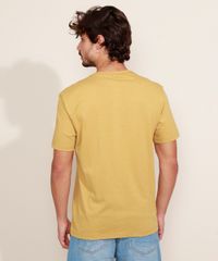 Camiseta-Masculina--Free-Mind---Manga-Curta-Gola-Careca-Mostarda-9968453-Mostarda_4