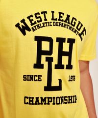 Camiseta-Masculina--West-League--Flocada-Manga-Curta-Gola-Careca-Amarelo-9970369-Amarelo_2