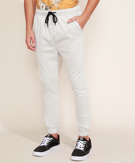 Calca-de-Sarja-Masculina-Jogger-Cinza-Claro-9974247-Cinza_Claro_1