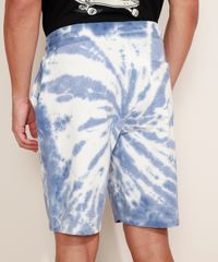 Bermuda-de-Moletom-Masculina-Relaxed-Estampada-Tie-Dye-com-Cordao-Azul-9967985-Azul_2