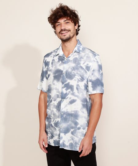Camisa-Masculina-Estampada-Tie-Dye-Manga-Curta-Azul-9972804-Azul_1 Camisa-Masculina-Estampada-Tie-Dye-Manga-Curta-Azul-9972804-Azul_1