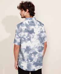 Camisa-Masculina-Estampada-Tie-Dye-Manga-Curta-Azul-9972804-Azul_2