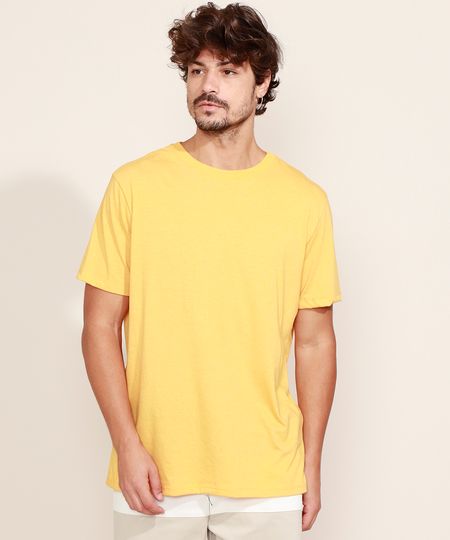 Camiseta-Masculina-Basica-Manga-Curta-Gola-Careca-Mostarda-9964945-Mostarda_1 Camiseta-Masculina-Basica-Manga-Curta-Gola-Careca-Mostarda-9964945-Mostarda_1
