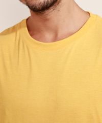 Camiseta-Masculina-Basica-Manga-Curta-Gola-Careca-Mostarda-9964945-Mostarda_6