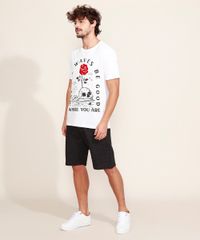 Camiseta-Masculina-Caveira-e-Flor-Flocada-Manga-Curta-Gola-Careca-Branca-9974486-Branco_3