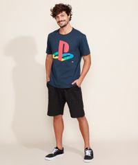 Camiseta-Masculina-PlayStation-Manga-Curta-Gola-Careca-Azul-Marinho-9967736-Azul_Marinho_3