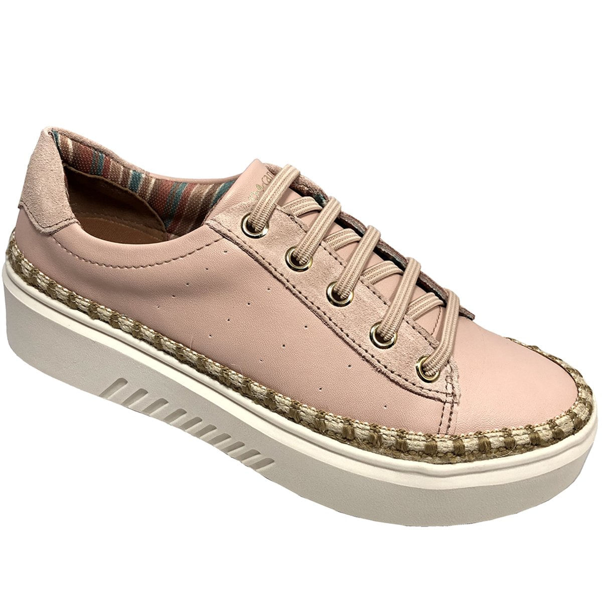 tenis cravo e canela plataforma