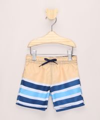 Bermuda-Surf-Infantil-com-Listras-e-Cordao-Amarela-9963193-Amarelo_1