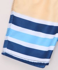 Bermuda-Surf-Infantil-com-Listras-e-Cordao-Amarela-9963193-Amarelo_4