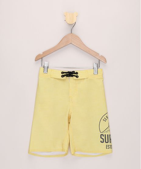 Bermuda-Surf-Infantil-Paisagem--Surfing--com-Cordao-Amarela-9962959-Amarelo_1