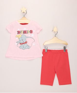 Conjunto-Infantil-Dumbo-de-Blusa-Manga-Curta-Rosa-Claro---Bermuda-Vermelha-9965943-Vermelho_1