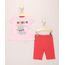 Conjunto-Infantil-Dumbo-de-Blusa-Manga-Curta-Rosa-Claro---Bermuda-Vermelha-9965943-Vermelho_1