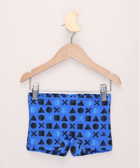 Sunga-Infantil-Boxer-PlayStation-Estampada-com-Protecao-UV50--Azul-Royal-9966199-Azul_Royal_1