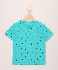 Camiseta-Infantil-Estampada-Mini-Print-de-Cactos-com-Bolso-Manga-Curta-Verde-Agua-9970007-Verde_Agua_1