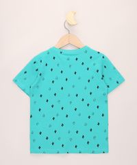 Camiseta-Infantil-Estampada-Mini-Print-de-Cactos-com-Bolso-Manga-Curta-Verde-Agua-9970007-Verde_Agua_2