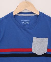 Camiseta-Infantil-com-Listras-e-Bolso-Manga-Curta-Azul-Royal-9970736-Azul_Royal_3