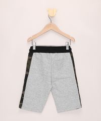 Bermuda-de-Moletom-Infantil-com-Recorte-Camuflado-e-Bolsos-Cinza-Mescla-9965769-Cinza_Mescla_2