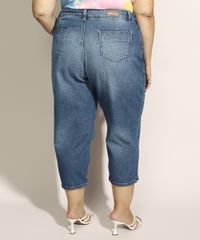 Calca-Jeans-Feminina-Plus-Size-Sawary-Baggy-Cintura-Alta-Destroyed-com-Martingale-Azul-Escuro-9976413-Azul_Escuro_2