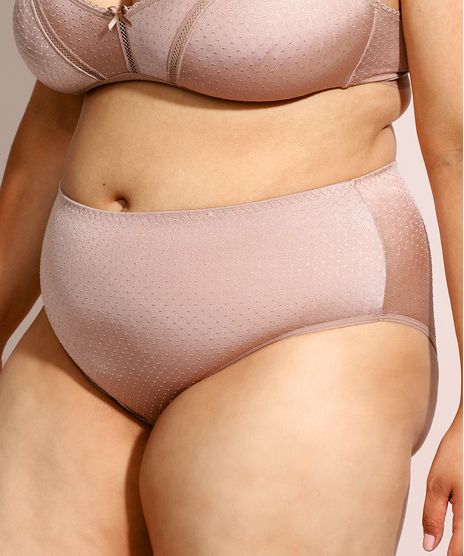 Calcinha-DeMillus-Calecon-Bibelo-Acetinada-Texturizada-de-Poa-Cintura-Alta-Bege-9973471-Bege_1