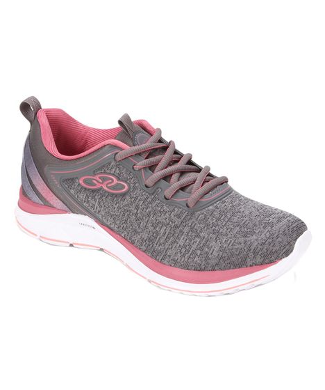 tenis olympikus feminino cinza com rosa